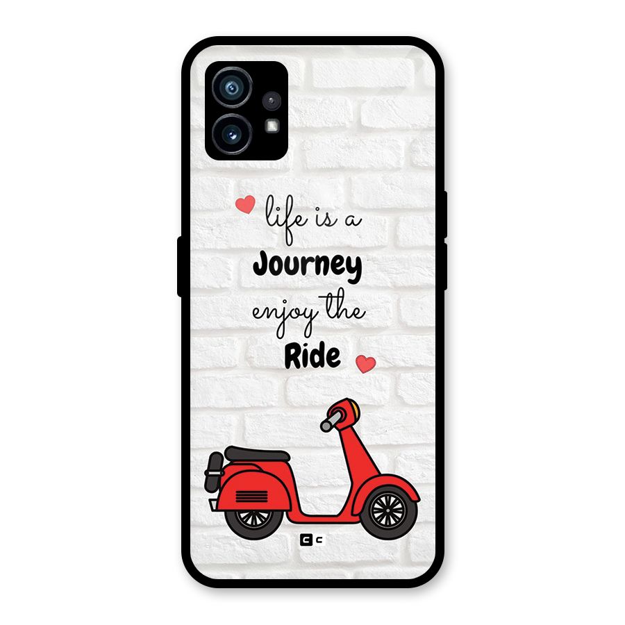 Life Is A Journey Glass Back Case for Nothing Phone 1