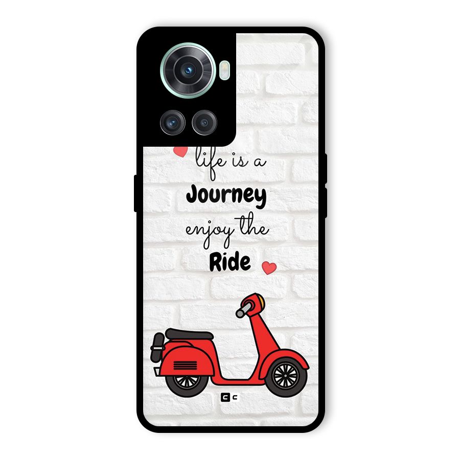 Life Is A Journey Glass Back Case for OnePlus 10R