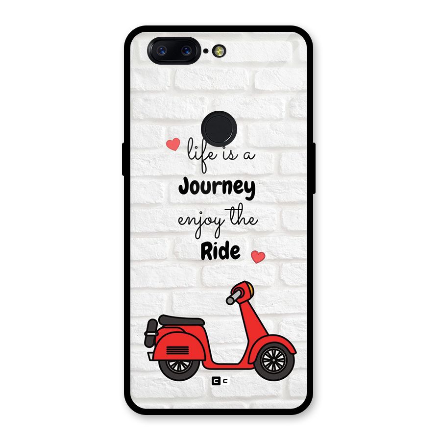 Life Is A Journey Glass Back Case for OnePlus 5T