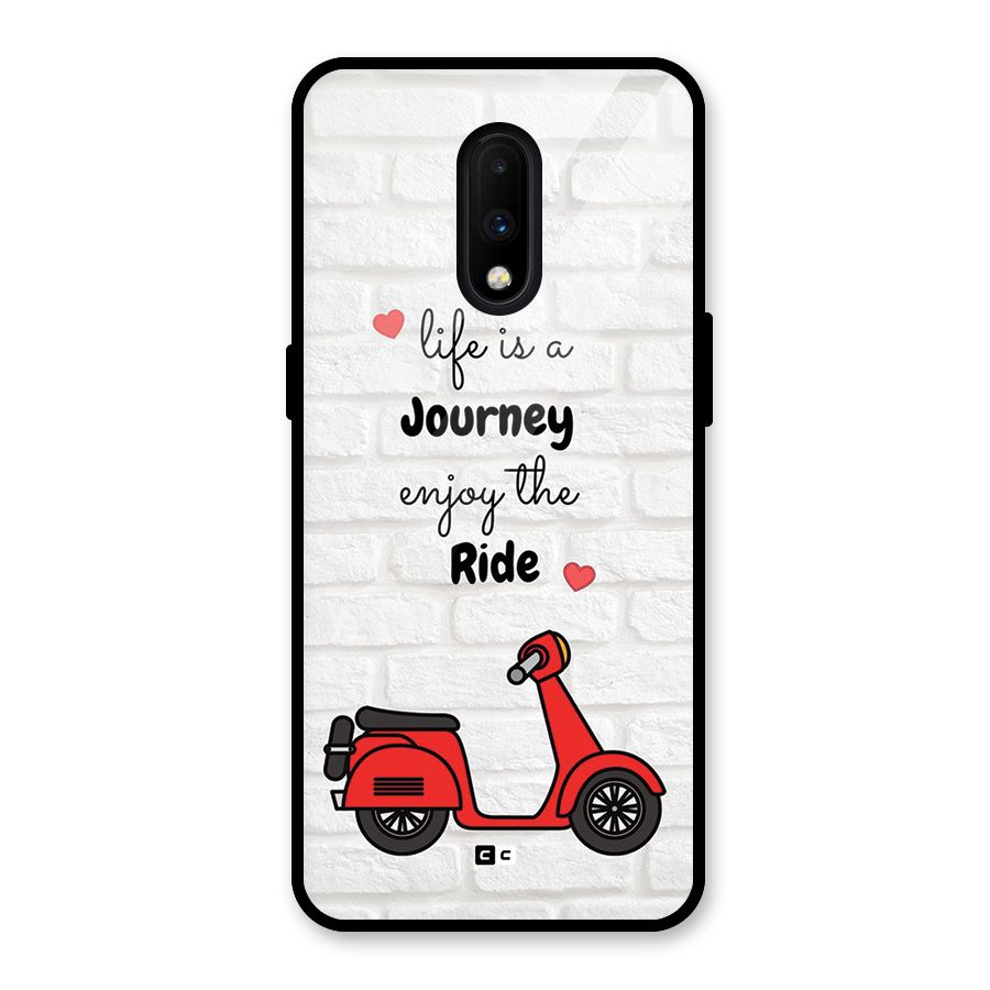 Life Is A Journey Glass Back Case for OnePlus 7