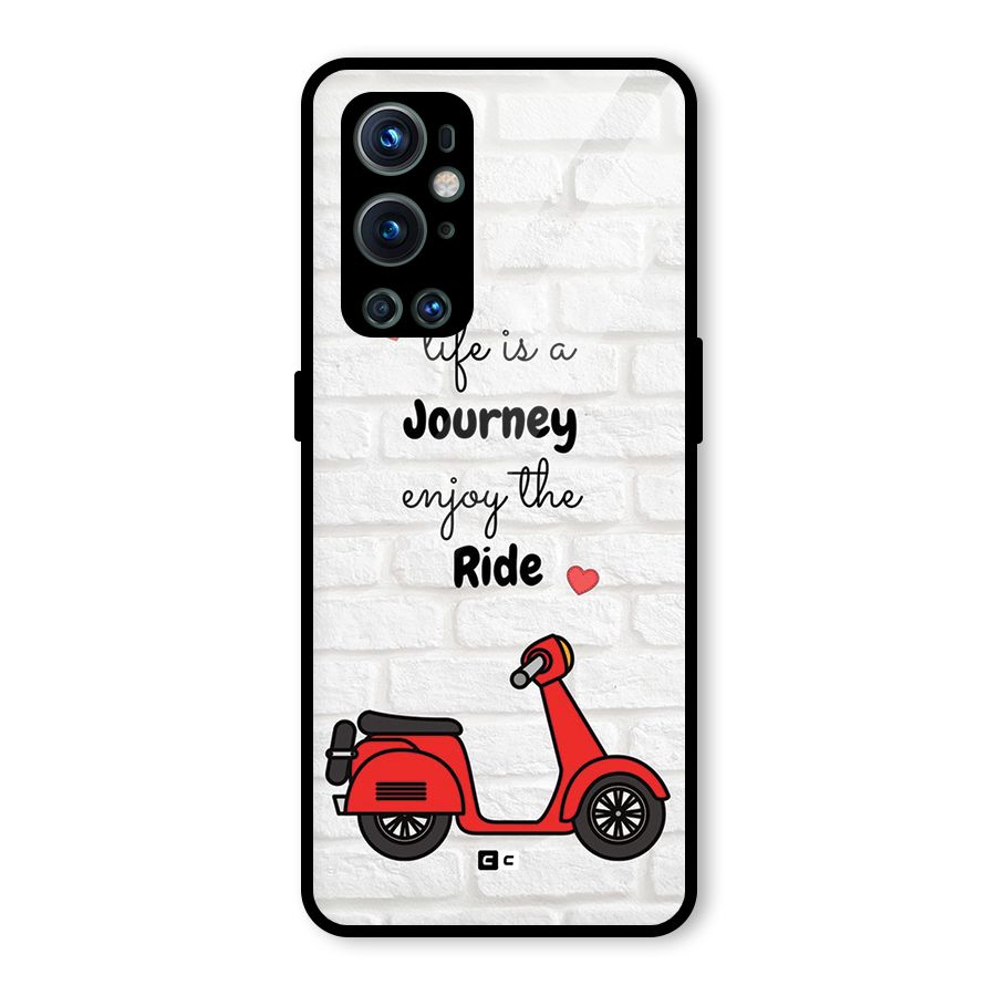 Life Is A Journey Glass Back Case for OnePlus 9 Pro