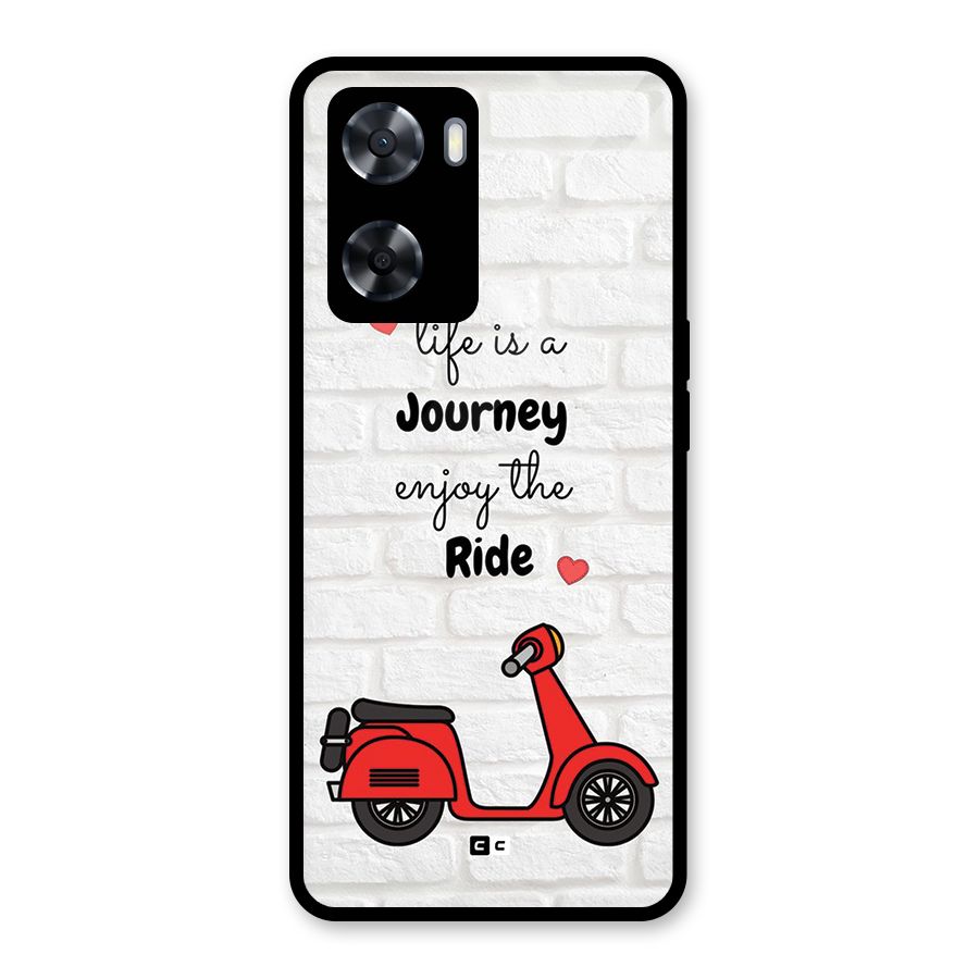 Life Is A Journey Glass Back Case for OnePlus Nord N20 SE