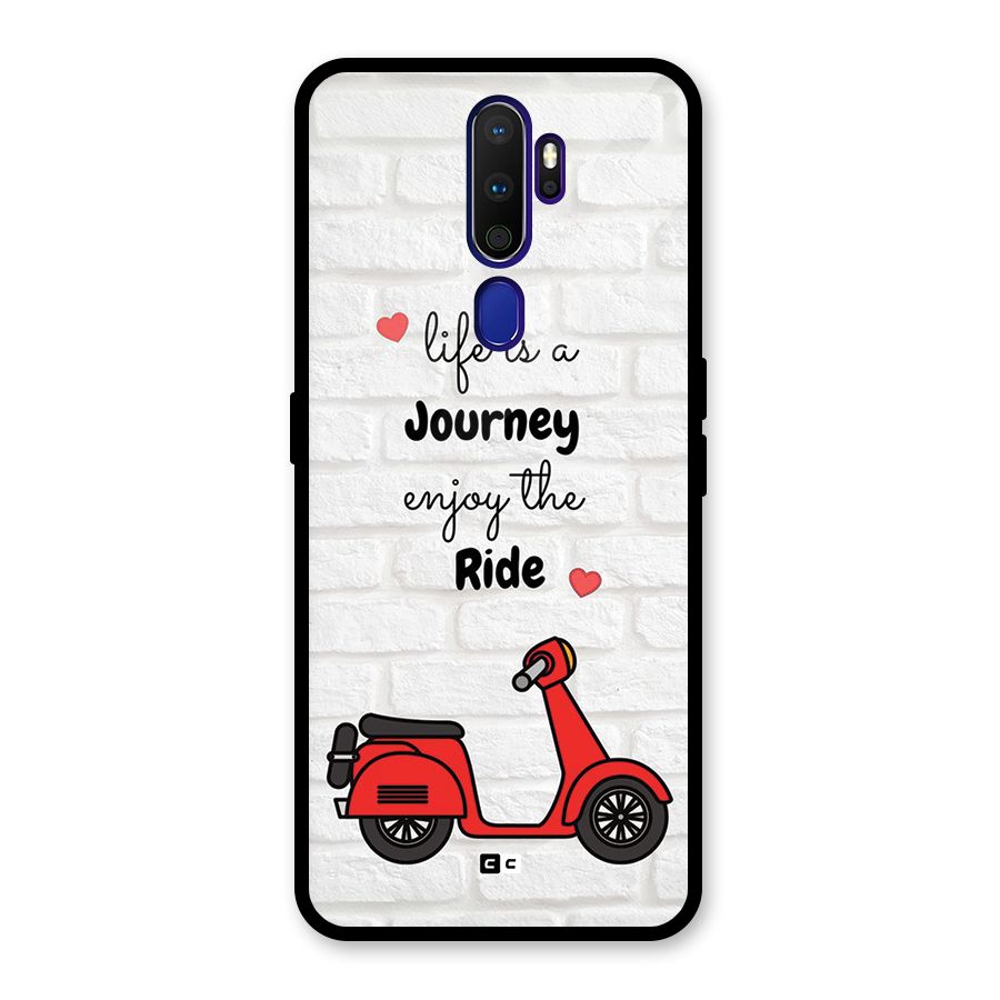 Life Is A Journey Glass Back Case for Oppo A9 (2020)