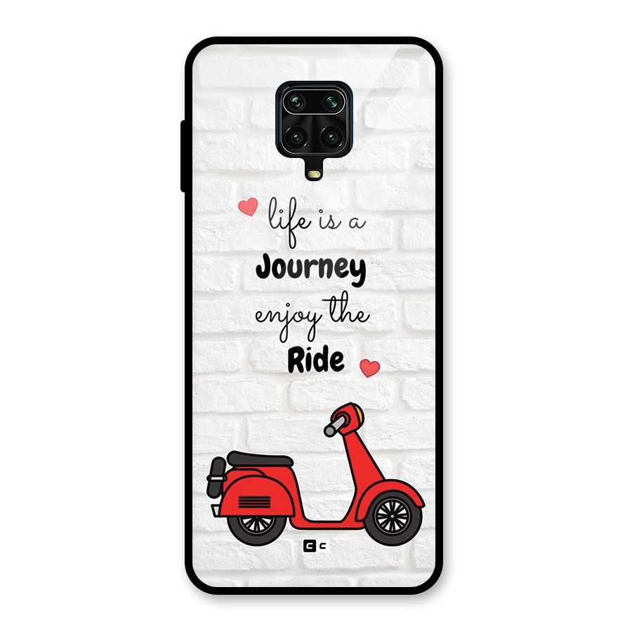 Life Is A Journey Glass Back Case for Poco M2 Pro