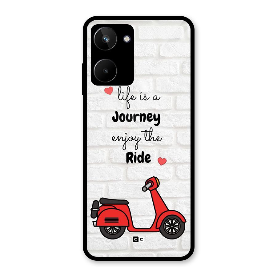 Life Is A Journey Glass Back Case for Realme 10