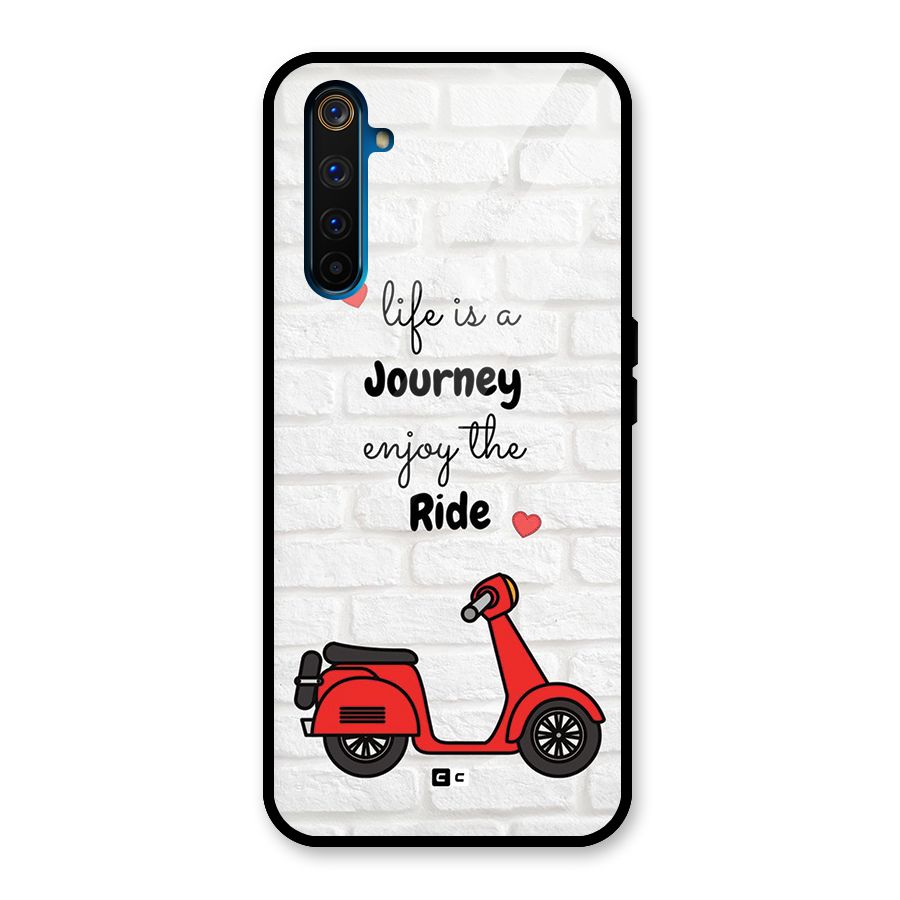 Life Is A Journey Glass Back Case for Realme 6 Pro