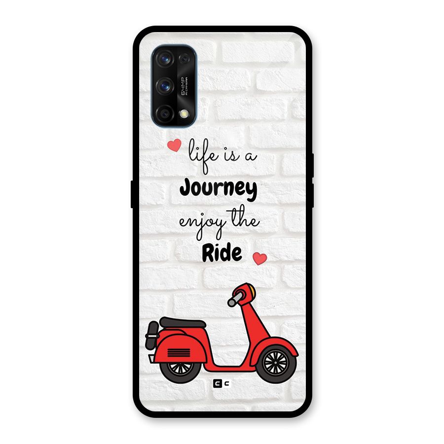 Life Is A Journey Glass Back Case for Realme 7 Pro