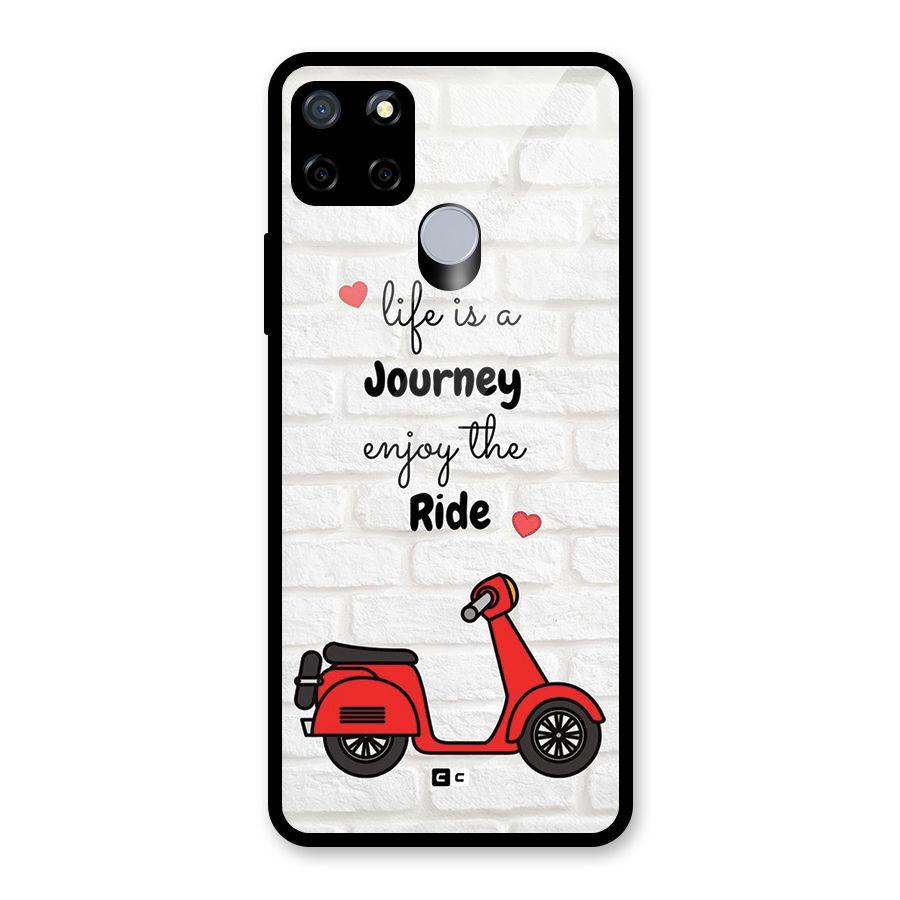 Life Is A Journey Glass Back Case for Realme C12