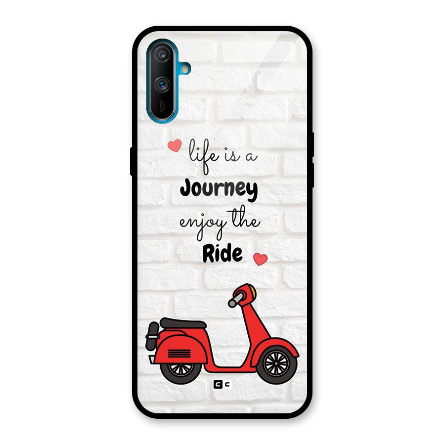 Life Is A Journey Glass Back Case for Realme C3