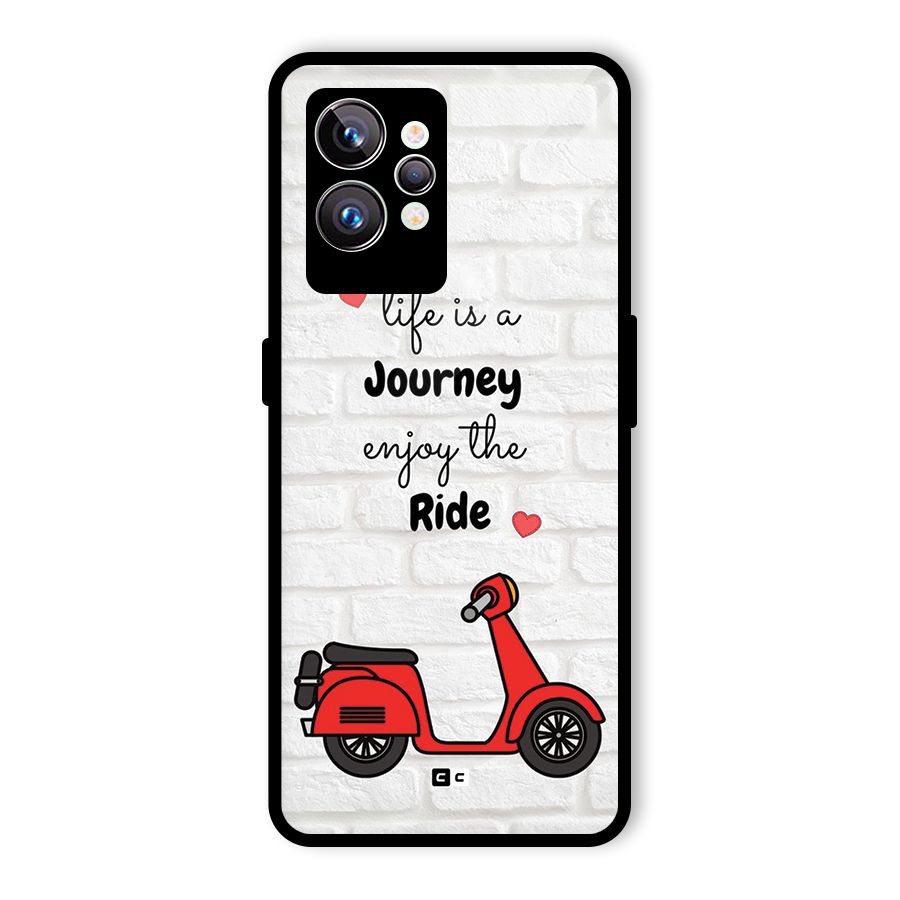 Life Is A Journey Glass Back Case for Realme GT2 Pro