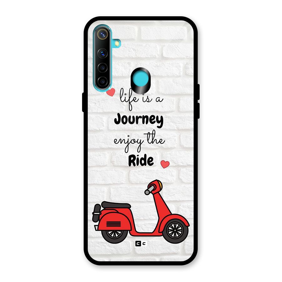 Life Is A Journey Glass Back Case for Realme Narzo 10