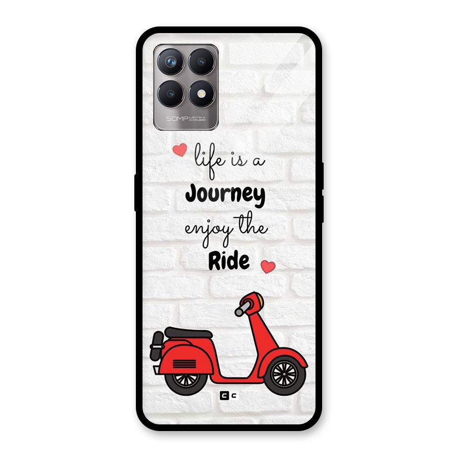 Life Is A Journey Glass Back Case for Realme Narzo 50