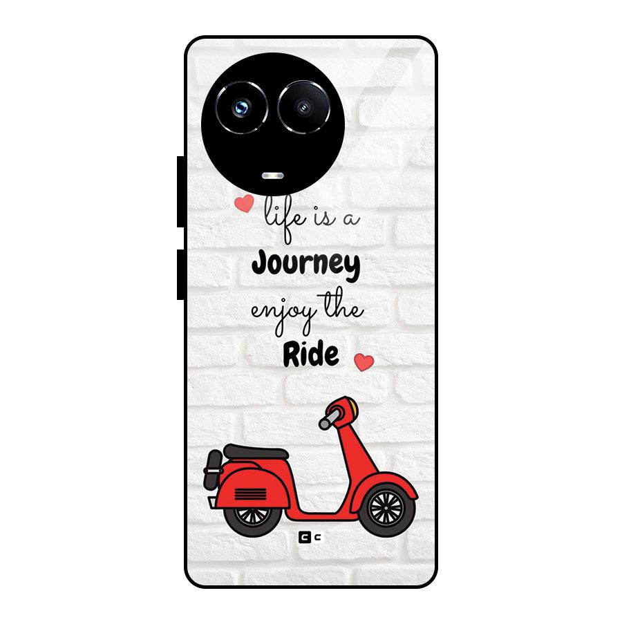 Life Is A Journey Glass Back Case for Realme Narzo 60X