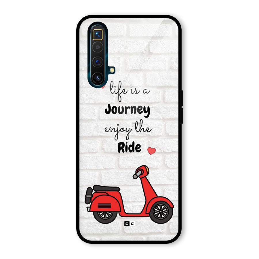 Life Is A Journey Glass Back Case for Realme X3