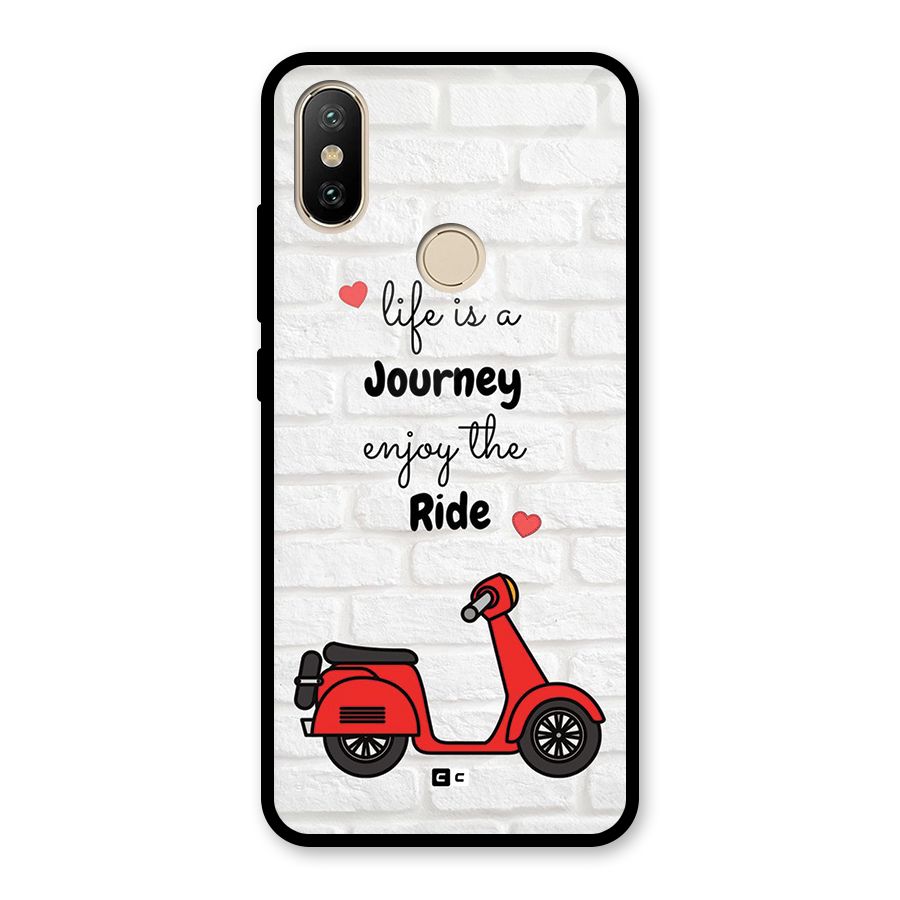Life Is A Journey Glass Back Case for Redmi A2