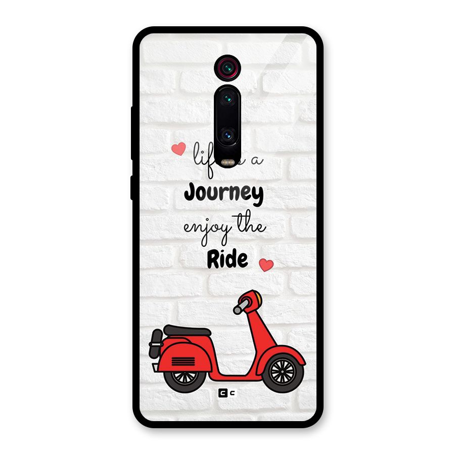 Life Is A Journey Glass Back Case for Redmi K20 Pro