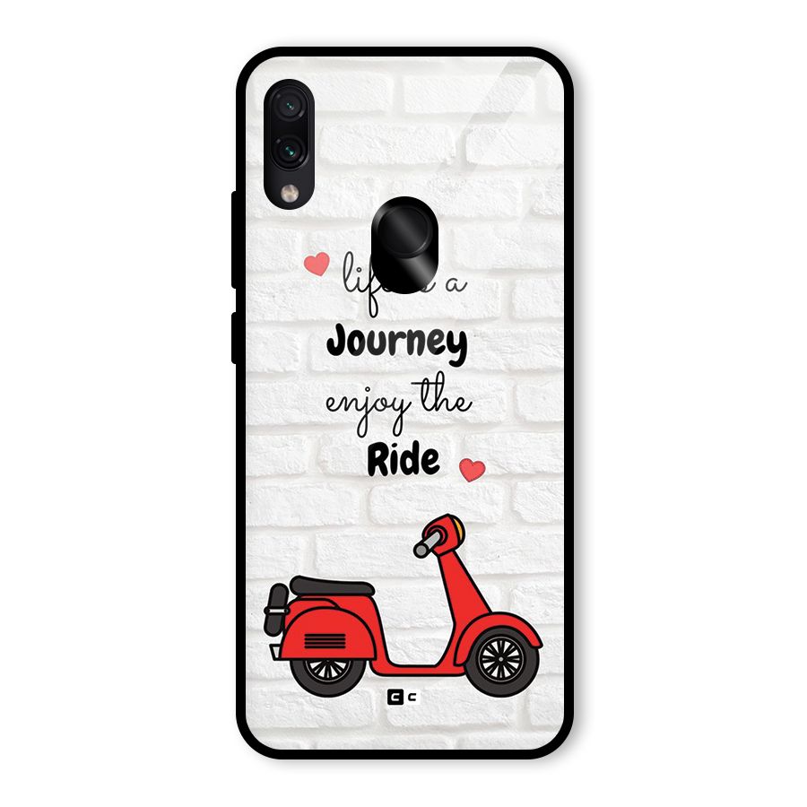 Life Is A Journey Glass Back Case for Redmi Note 7S