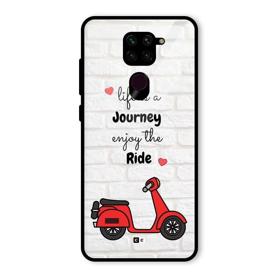 Life Is A Journey Glass Back Case for Redmi Note 9