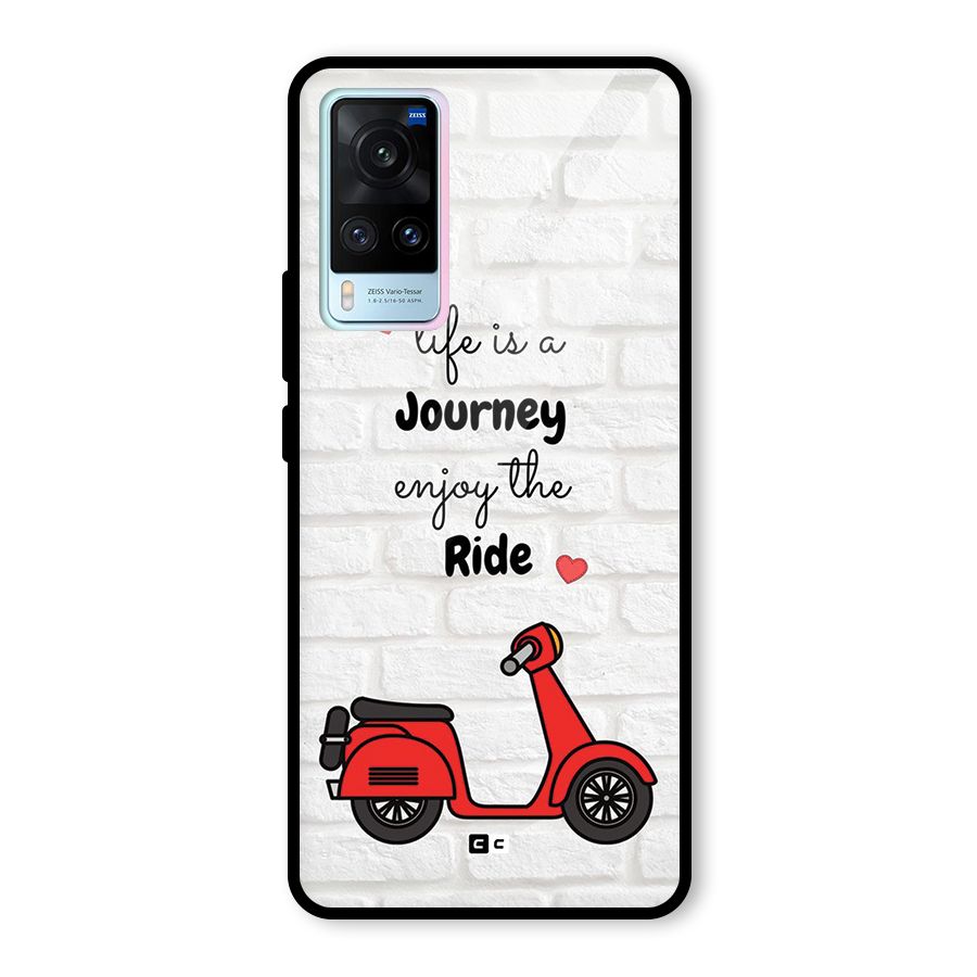 Life Is A Journey Glass Back Case for Vivo X60