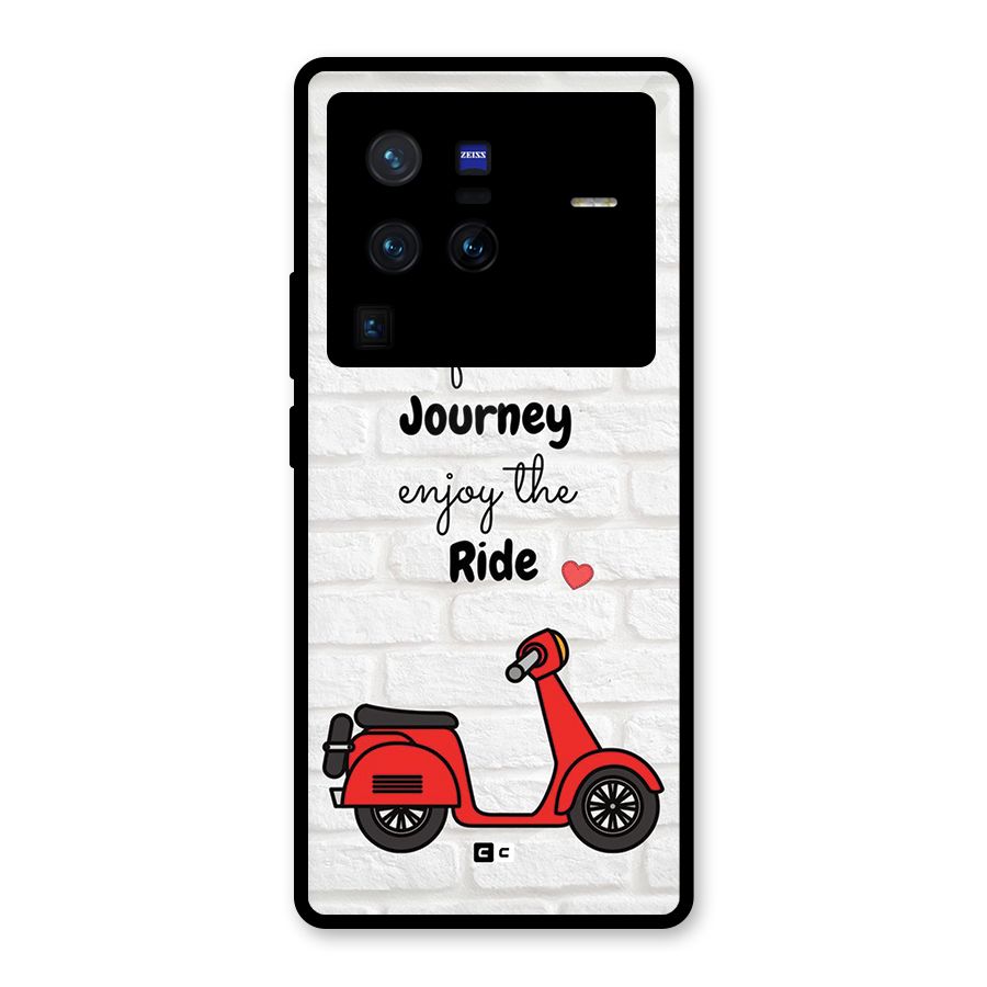 Life Is A Journey Glass Back Case for Vivo X80 Pro