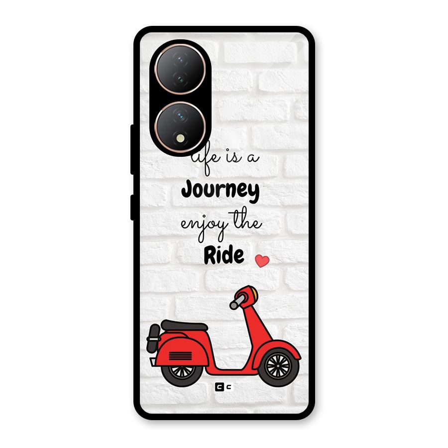 Life Is A Journey Glass Back Case for Vivo Y100