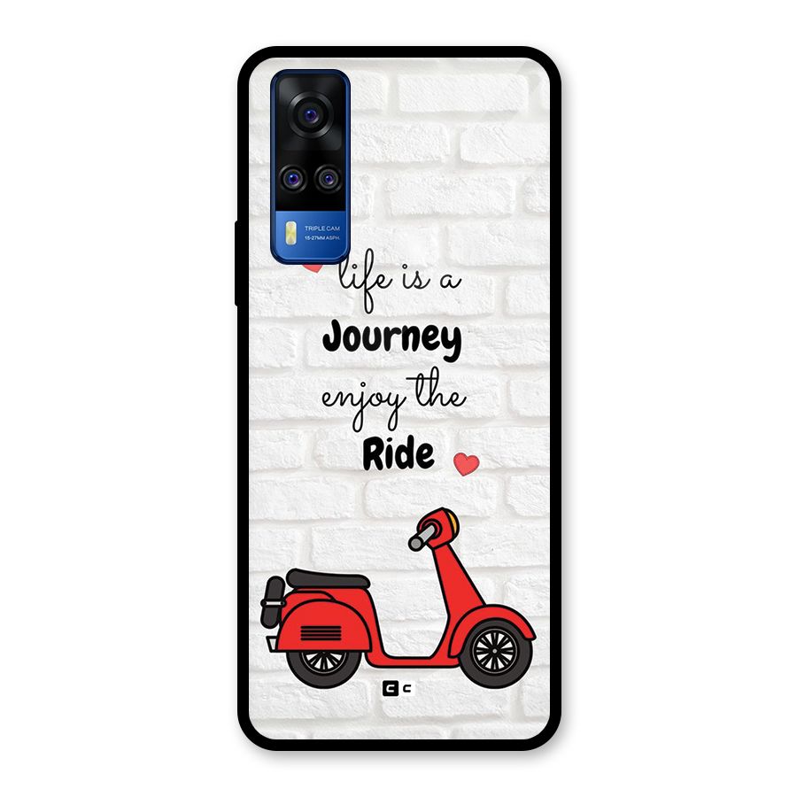 Life Is A Journey Glass Back Case for Vivo Y31
