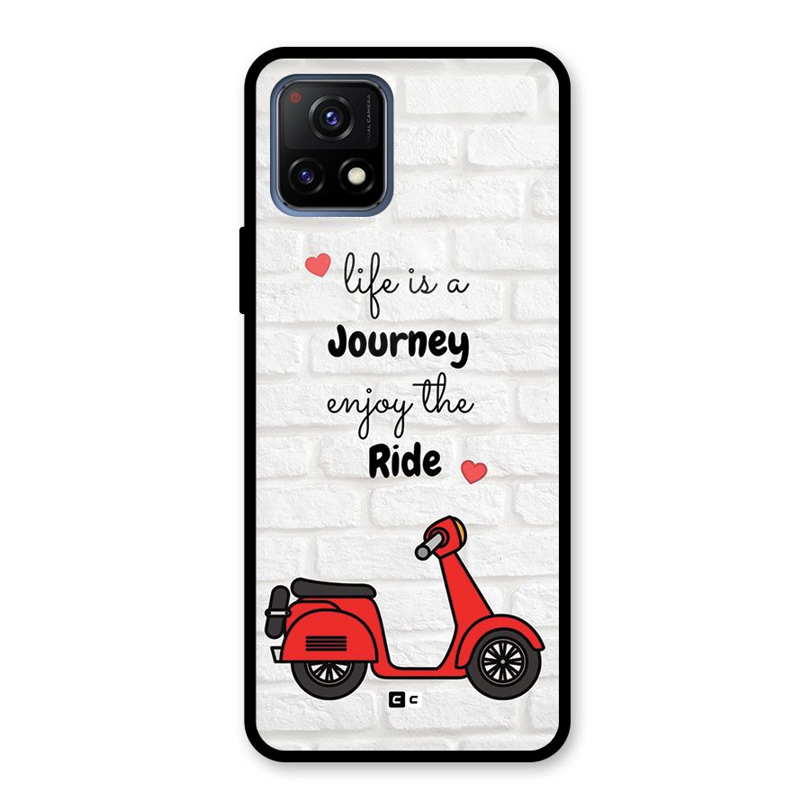 Life Is A Journey Glass Back Case for Vivo Y72 5G