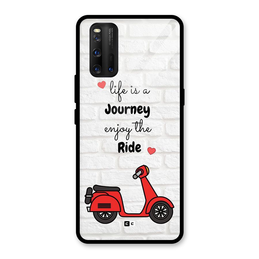 Life Is A Journey Glass Back Case for Vivo iQOO 3