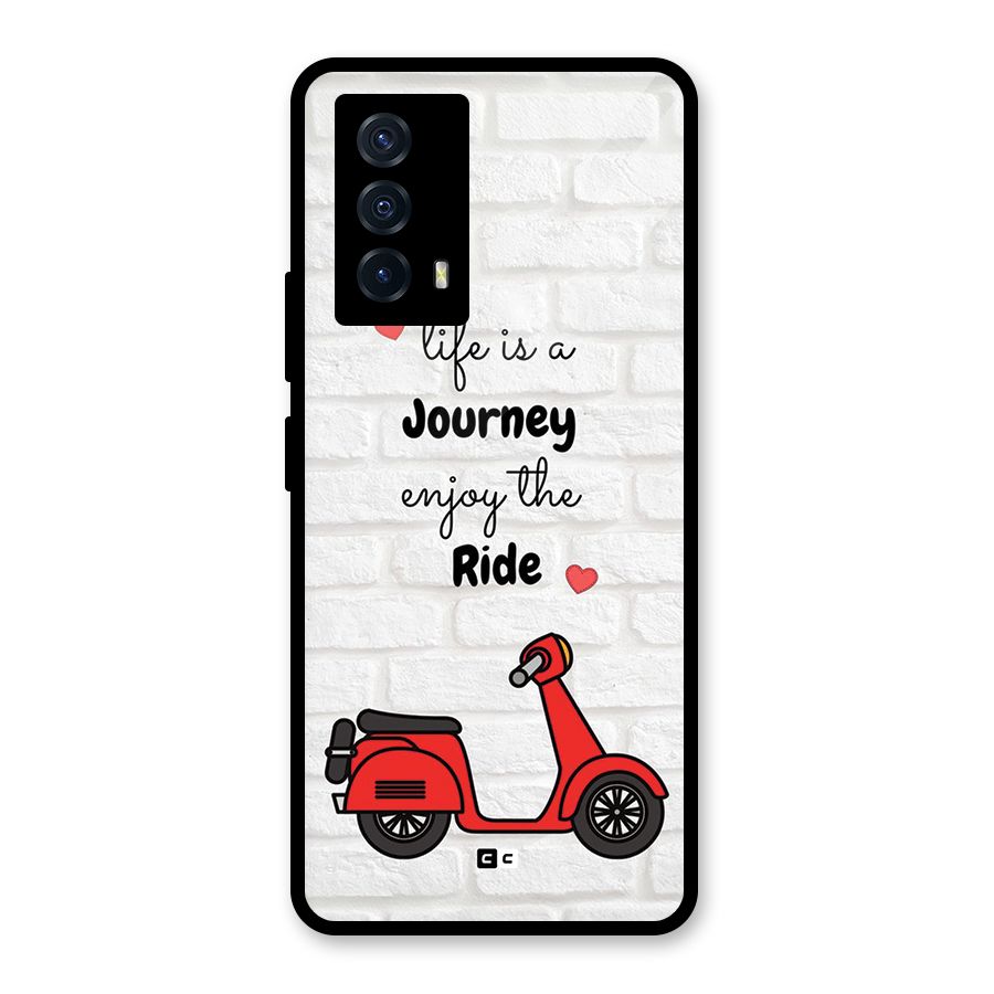 Life Is A Journey Glass Back Case for Vivo iQOO Z5