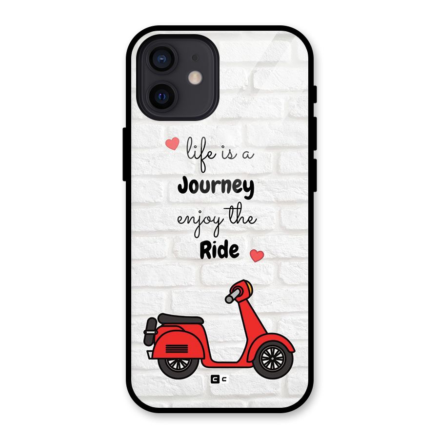 Life Is A Journey Glass Back Case for iPhone 12