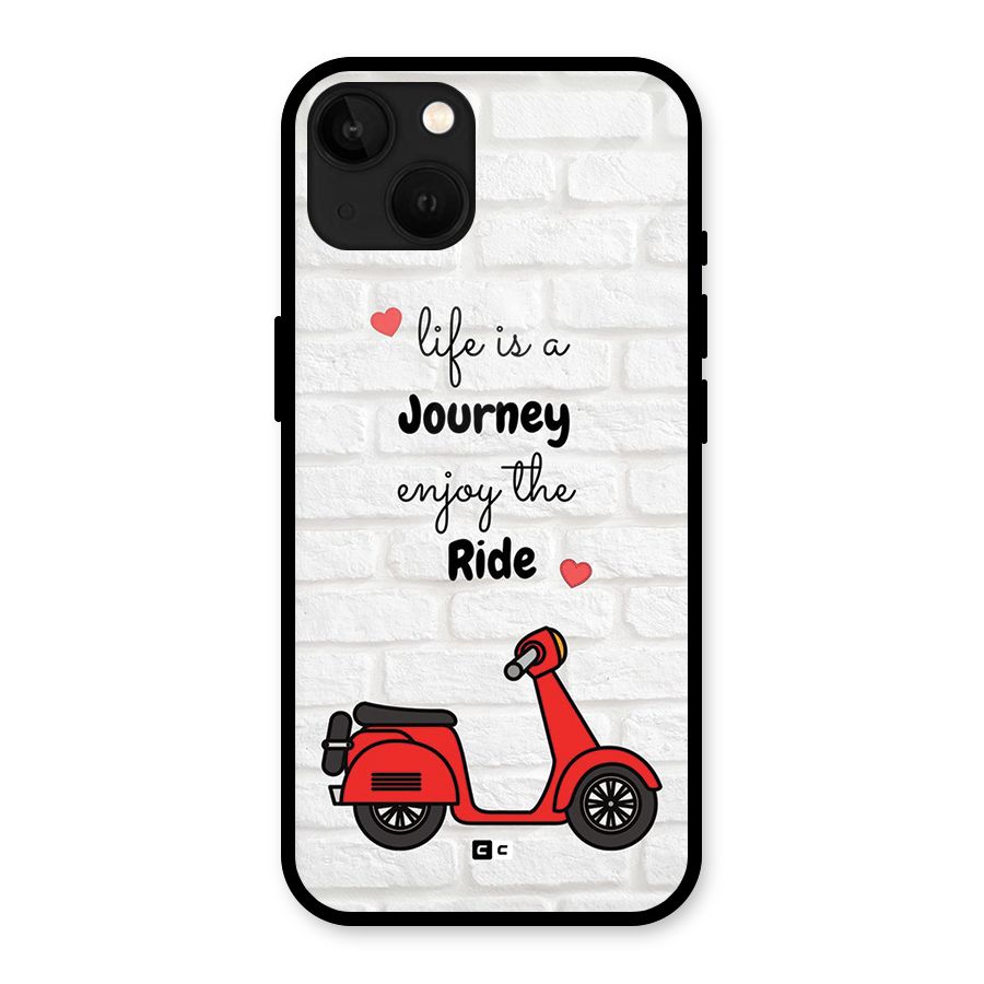 Life Is A Journey Glass Back Case for iPhone 13