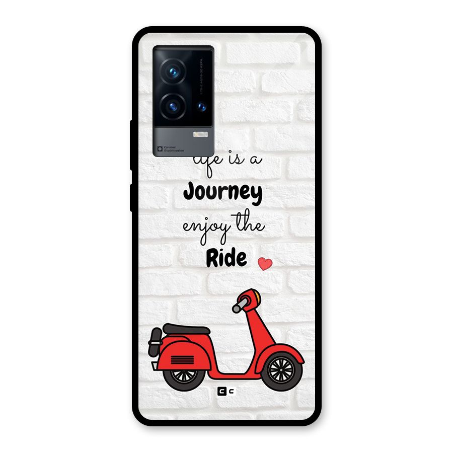Life Is A Journey Glass Back Case for iQOO 9 5G