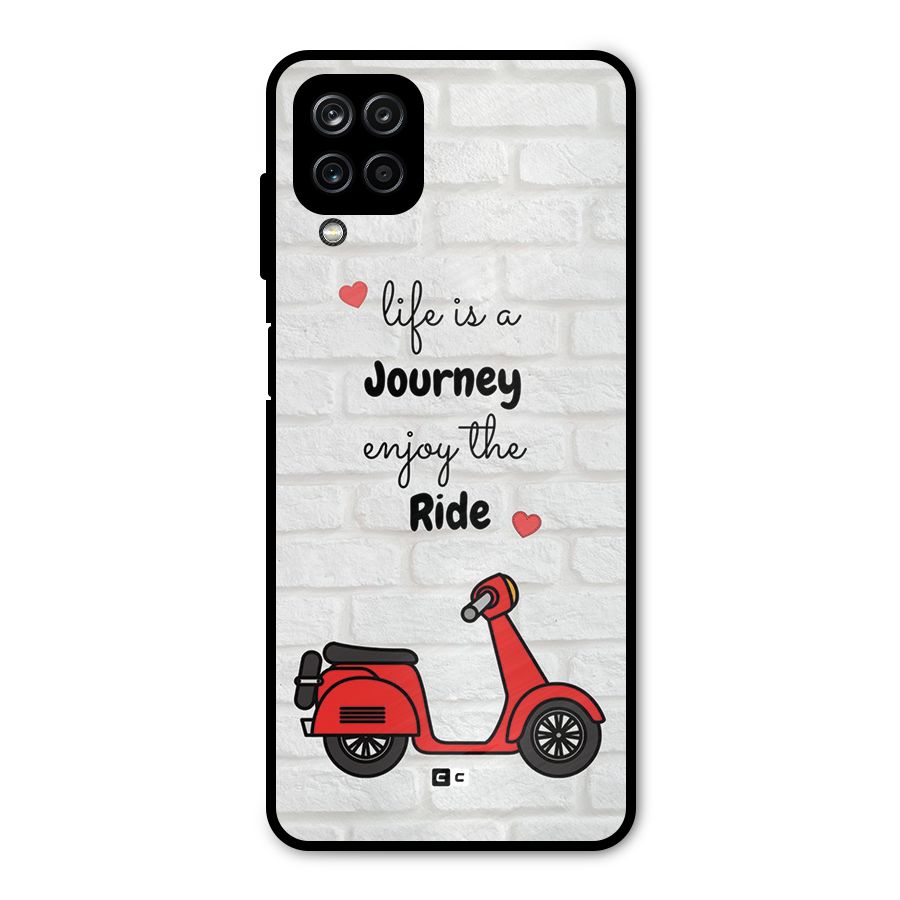 Life Is A Journey Metal Back Case for Galaxy A12