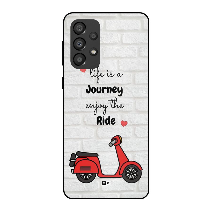 Life Is A Journey Metal Back Case for Galaxy A33 5G