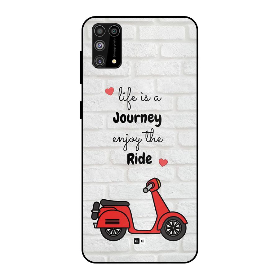 Life Is A Journey Metal Back Case for Galaxy F41