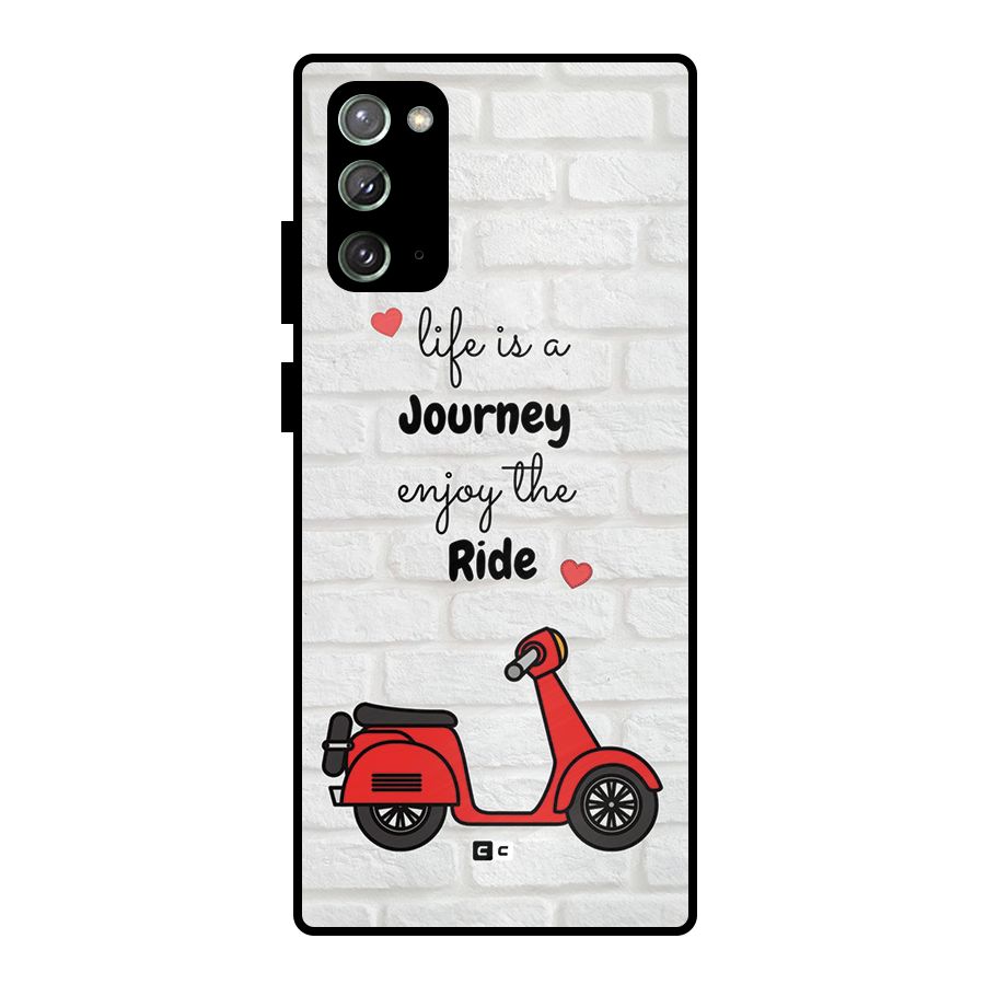 Life Is A Journey Metal Back Case for Galaxy Note 20