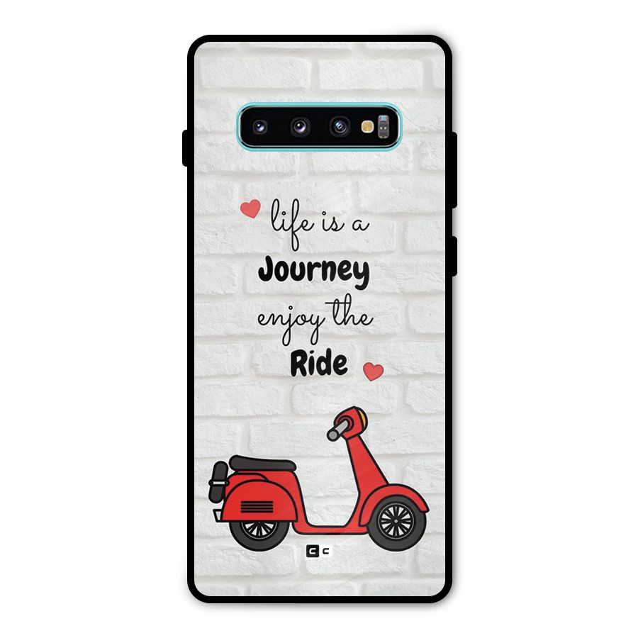 Life Is A Journey Metal Back Case for Galaxy S10 Plus