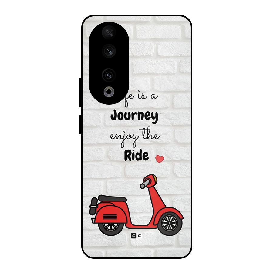 Life Is A Journey Metal Back Case for Honor 90