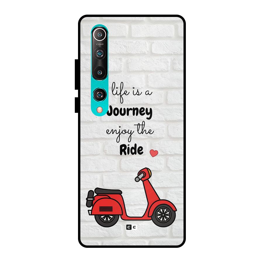 Life Is A Journey Metal Back Case for Mi 10