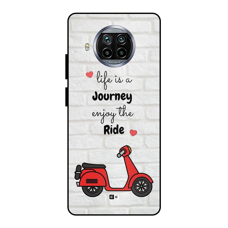 Life Is A Journey Metal Back Case for Mi 10i