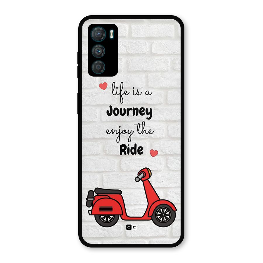 Life Is A Journey Metal Back Case for Moto G42