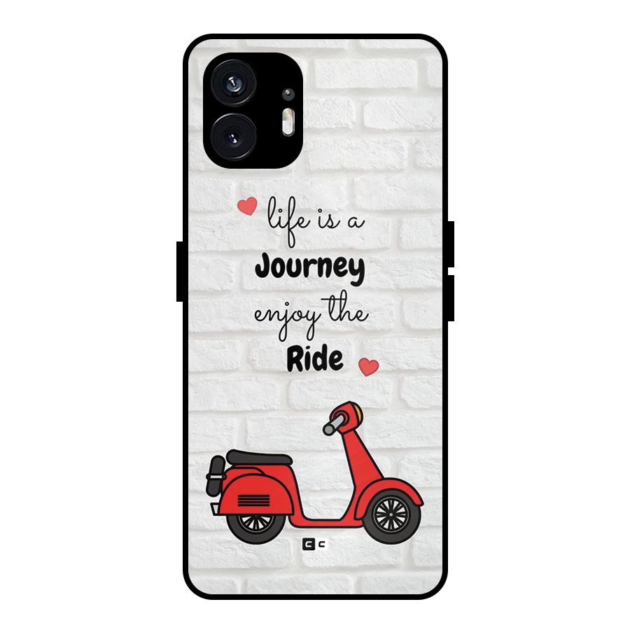 Life Is A Journey Metal Back Case for Nothing Phone 2