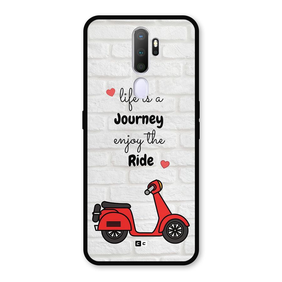 Life Is A Journey Metal Back Case for Oppo A9 (2020)