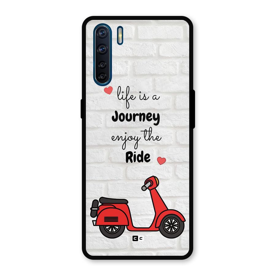 Life Is A Journey Metal Back Case for Oppo F15