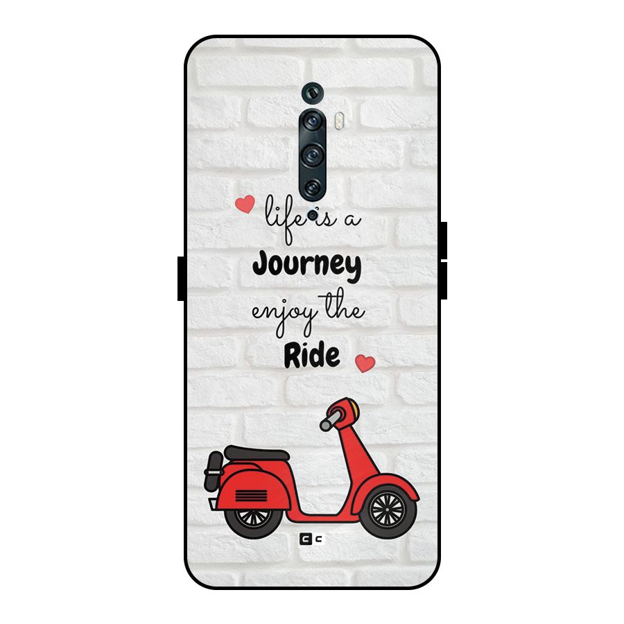 Life Is A Journey Metal Back Case for Oppo Reno2 Z