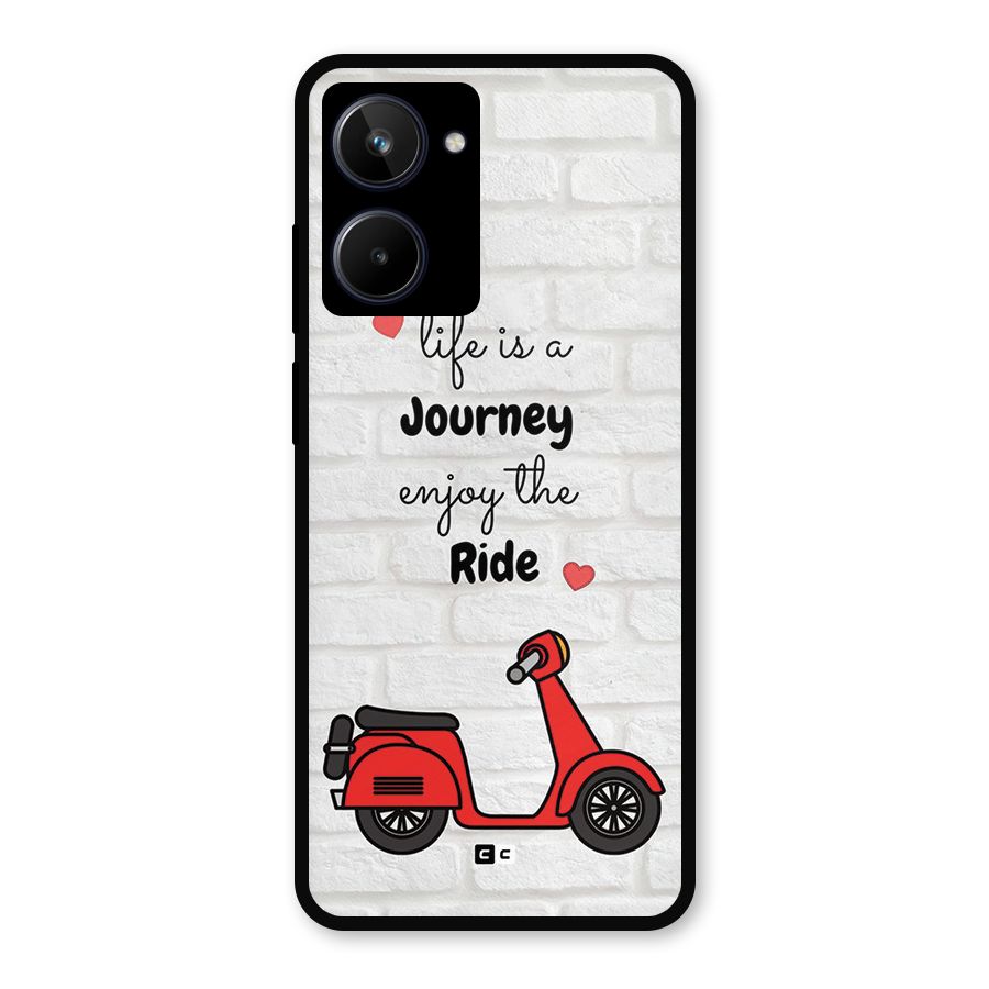 Life Is A Journey Metal Back Case for Realme 10