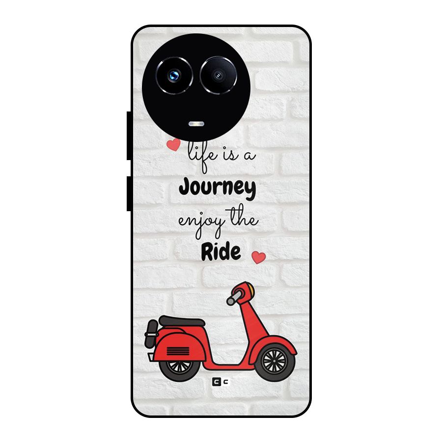 Life Is A Journey Metal Back Case for Realme 11 5G