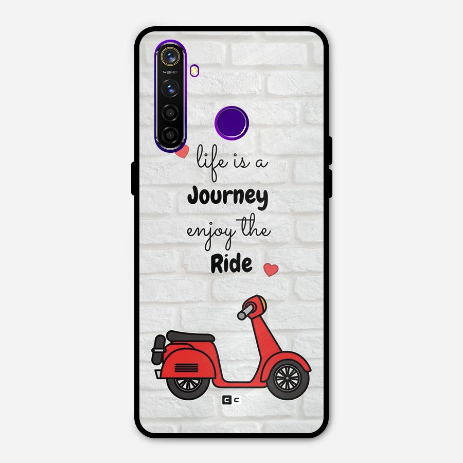 Life Is A Journey Metal Back Case for Realme 5 Pro