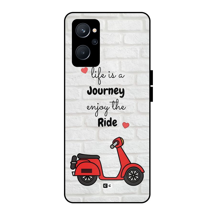 Life Is A Journey Metal Back Case for Realme 9i 5G