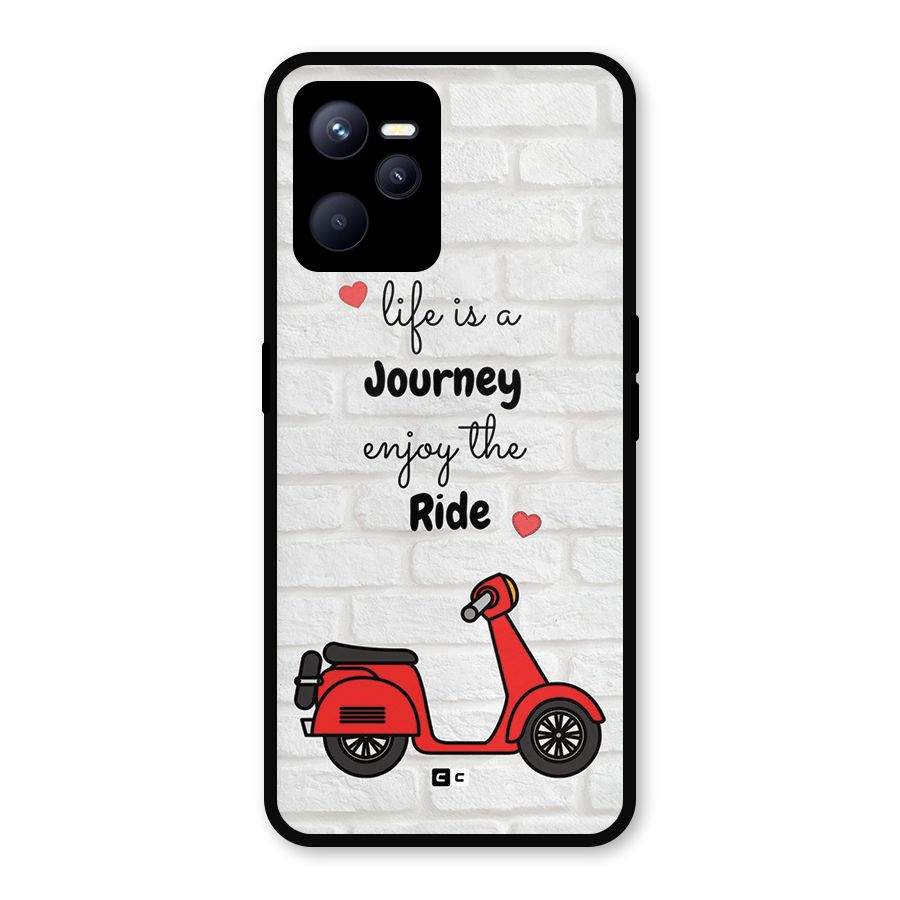 Life Is A Journey Metal Back Case for Realme C35
